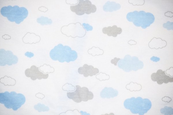 Baby Strampler Einteiler Mädchen Jungen Romper Schlafanzug Kurzarm Overall Wolken